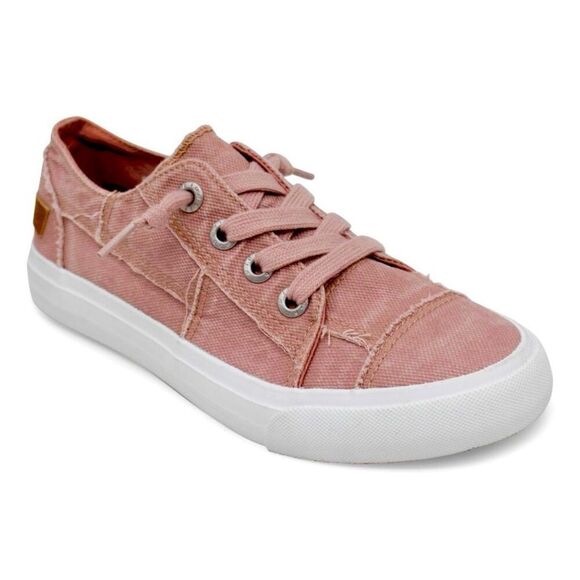 NWT Blowfish Malibu Maxine 9 Dirty Pink Distressed Stitched Cushioned Sneakers - Picture 1 of 12